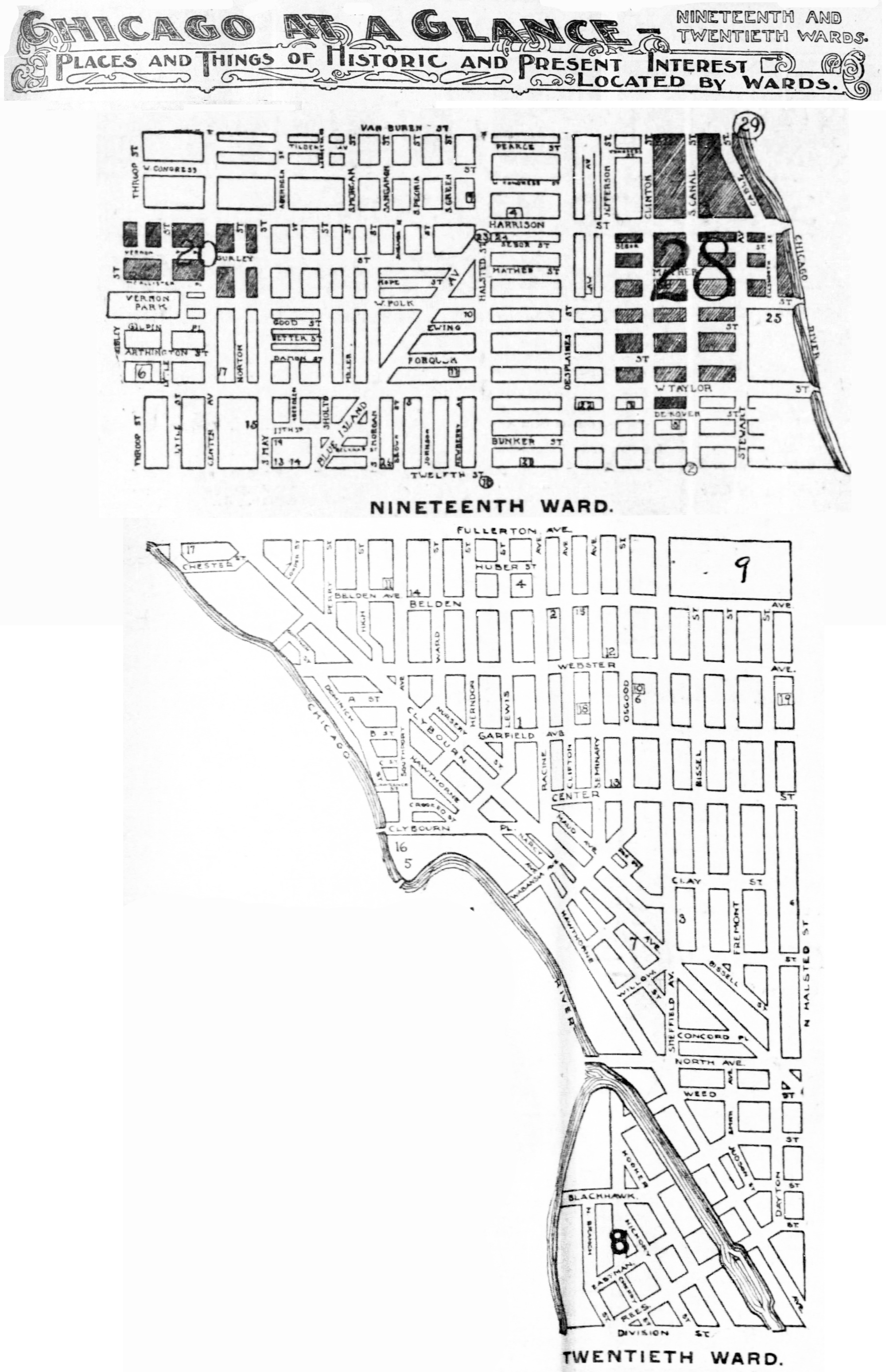 Wards Of Chicago In 1900 Part 10 19th 20th Wards