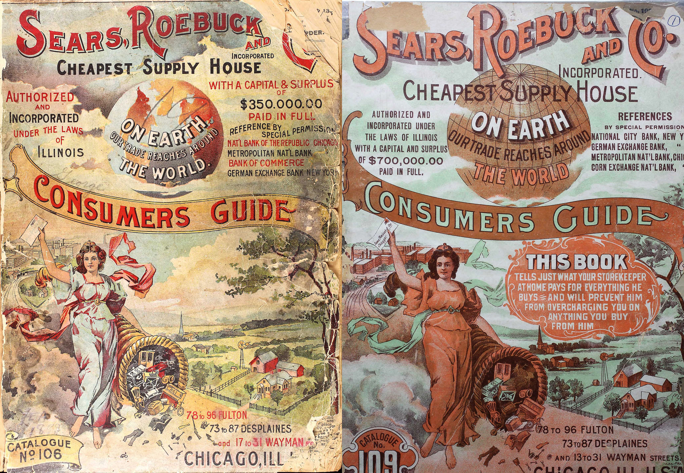 1898-1930 Sears Catalog Covers