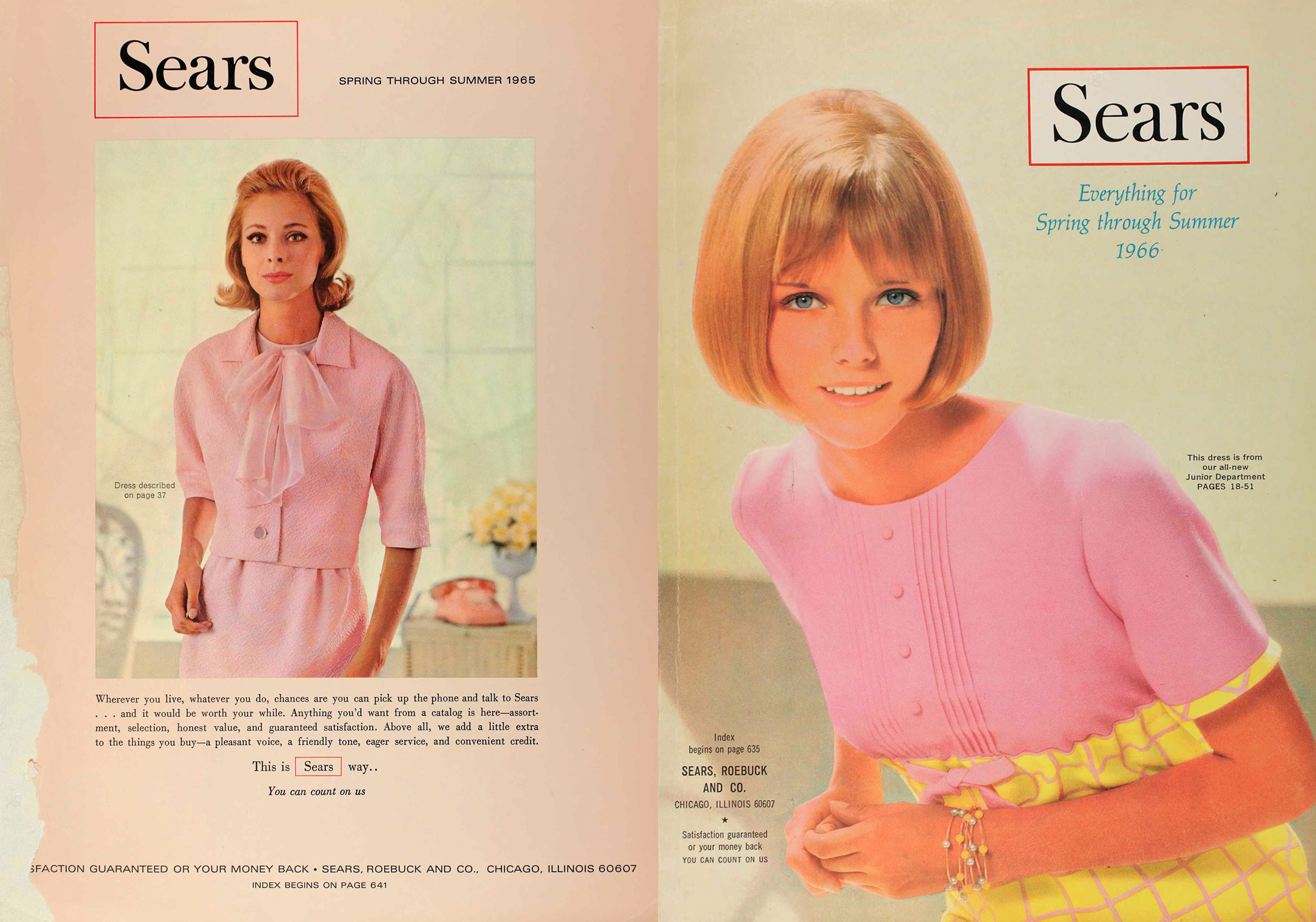 1968 Sears Catalog Dress